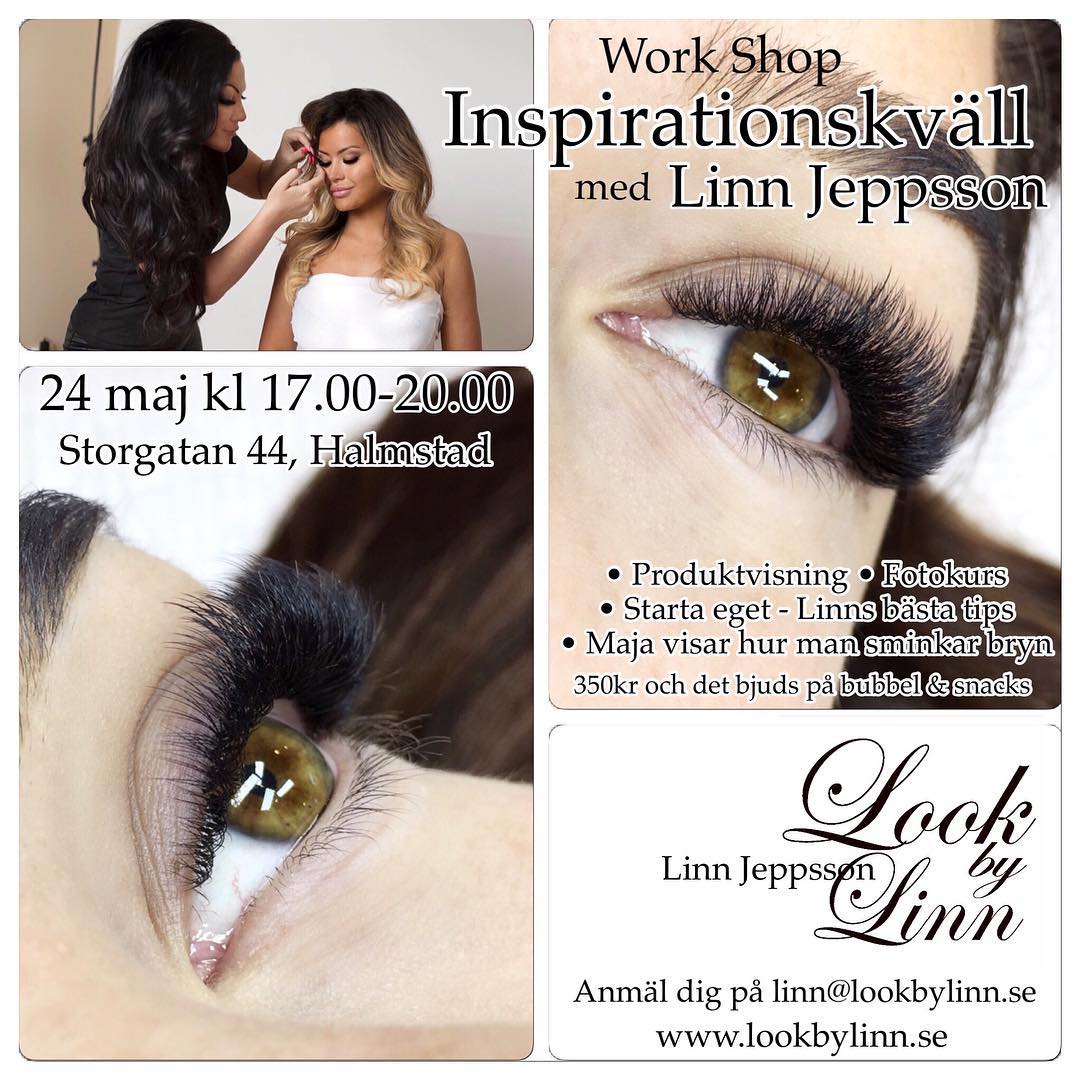 Inspirationskväll – Fransförlängning – Look by Linn